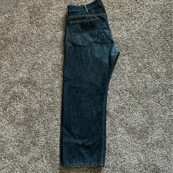 Levi’s 569 Loose Straight Mens Jeans 40x30, Dark Wash - Picture 7 of 16